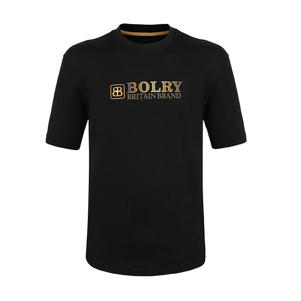 Metoda tkania z dzianinami OEM/ODM Wzory Casual Fashion Man Clothing Round Neck Printed Tee