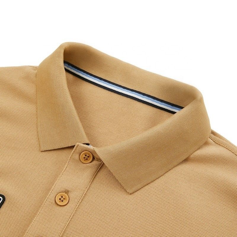 Odzież męska Koszulki polo w stylu casual z embossed logo i wydrukiem dwustronnym