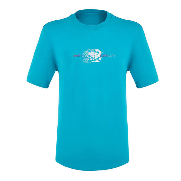 Kołnierz O-Neck Ciężki, Slim Fit, Logo Logo, Kolor, Etykieta, Oddychająca T-shirt