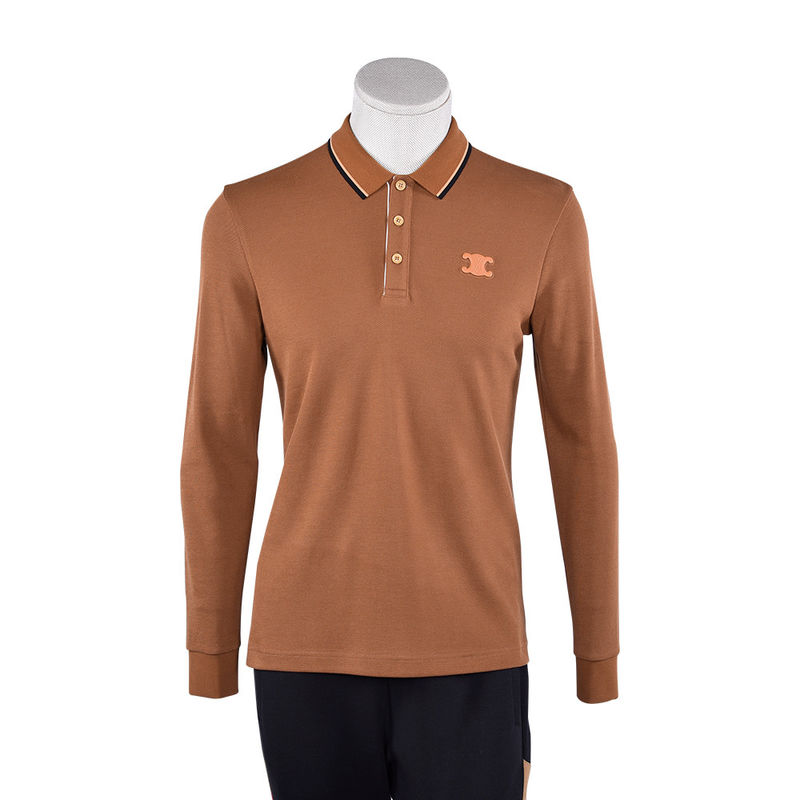 Oddychająca bawełniana koszulka polo dla mężczyzn Wiosna Jesień Casual Sublimation