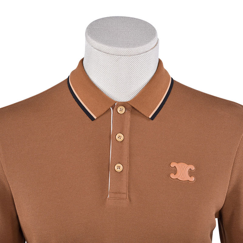 Oddychająca bawełniana koszulka polo dla mężczyzn Wiosna Jesień Casual Sublimation