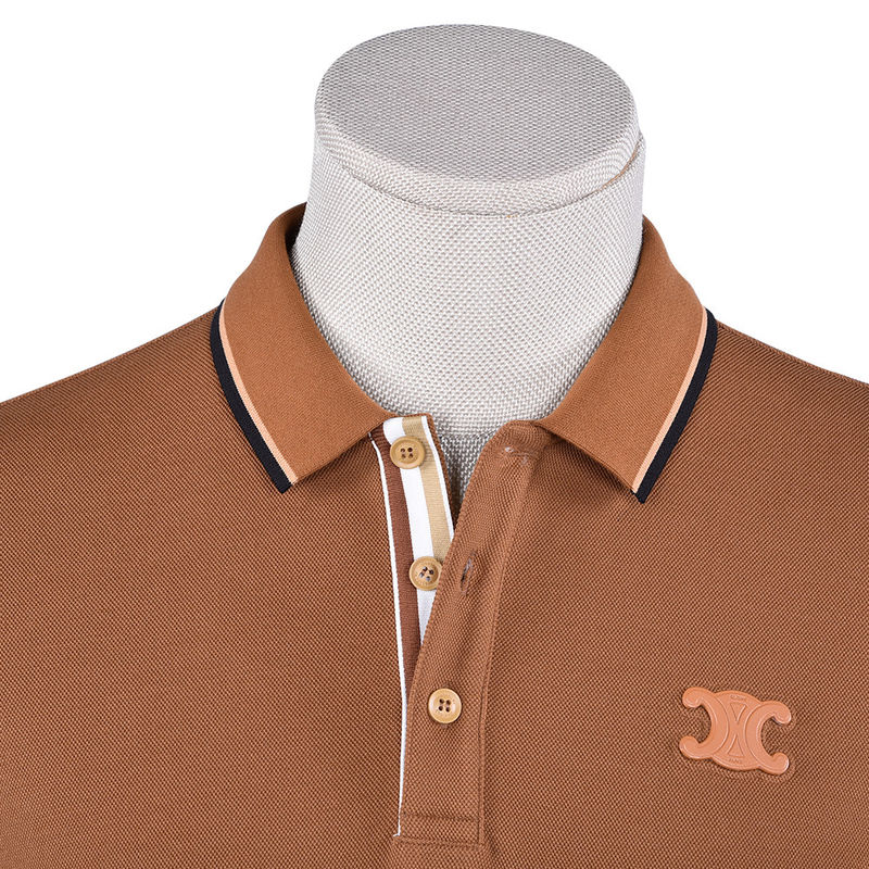 Oddychająca bawełniana koszulka polo dla mężczyzn Wiosna Jesień Casual Sublimation