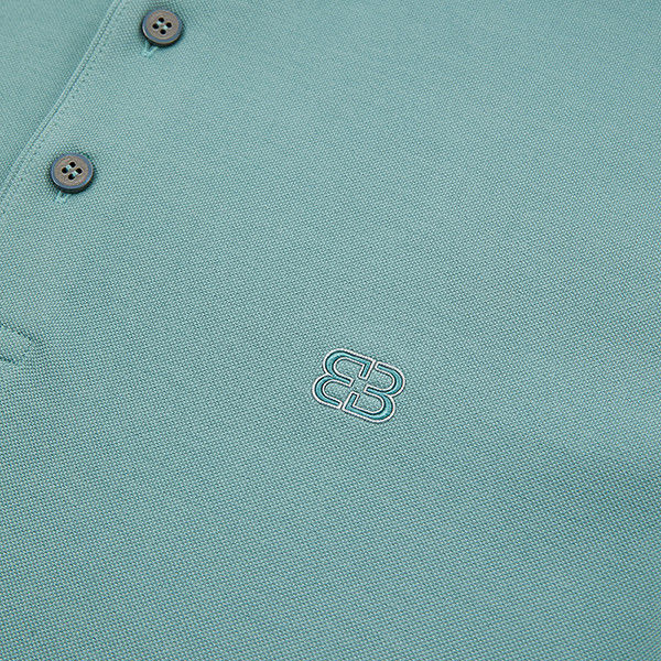 95% poliester 5% spandeks Koszulka polo z wyświetlanym logo Letnie lodowe uczucie 3 guziki