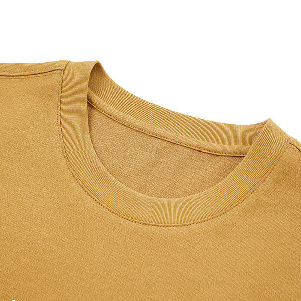 Logo na zamówienie Biała pomarańczowa koszulka dla mężczyzny stylu przyzwoitego z nadmierną prostą konstrukcją