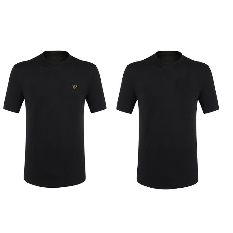 Biała koszulka z wzorem wybrukowanym dla mężczyzn w nadmiarze i 100% bawełny