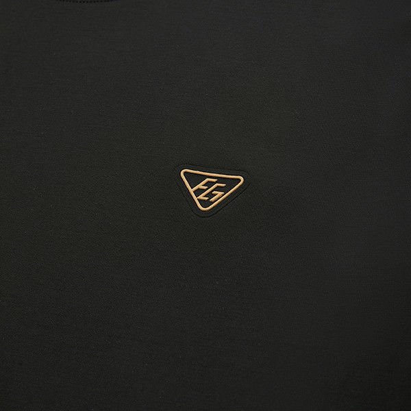 Logo koloru 100 bawełny T-shirt dla mężczyzn prosty, pusty, spadek ramienia