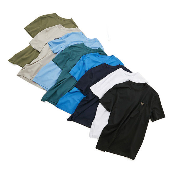 Biała koszulka z wzorem wybrukowanym dla mężczyzn w nadmiarze i 100% bawełny