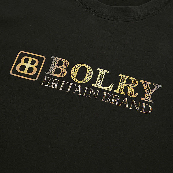 T-shirt męski z ciężką tkaniną i wygodnym designem na zamówienie w 100% bawełny