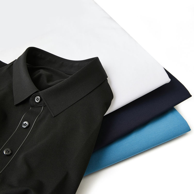 Ochrona UV Bezszwowa Sublimatyzowana Bawełna Kolor Solidny Uniformy Golfowe Koszulki Polo Dla Mężczyzn