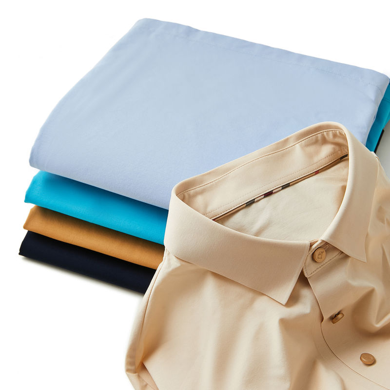 95% bawełna 5% spandex Mężczyzna Golf Business Uniform Solid Color Polo Shirt do występów