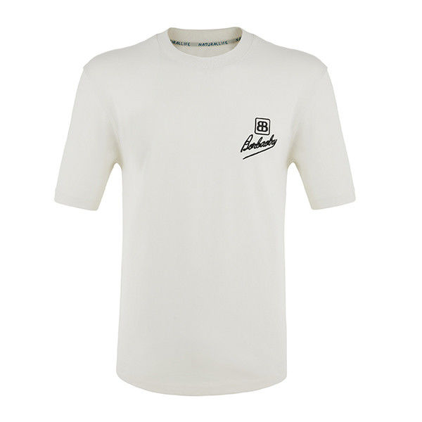 T-shirty z dzianinami 100% bawełny dla mężczyzn Przypadek Codzienne ubrania biurowe