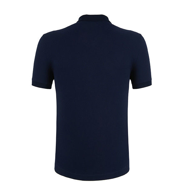 Koszulki polo z wyświetlanymi rękawami dla mężczyzn 95% bawełny 5% spandeksu T-shirt z krótkim rękawem Slim Fit