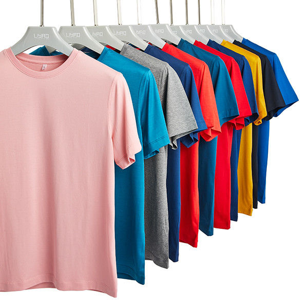 T-shirt z dzianinami męskie 100% bawełniane koszule męskie