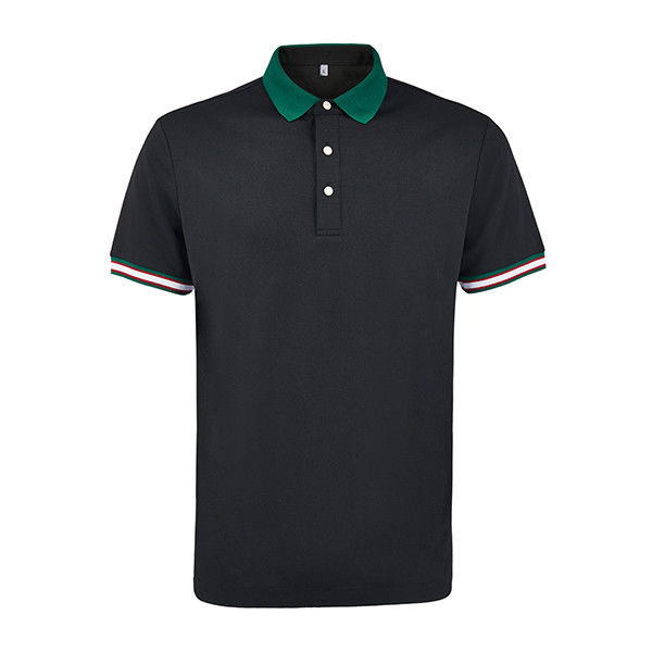 Mężczyzna Polo Short Sleeve Shirt z personalizowanym logo Casual Wyświetlony Fashion Polo