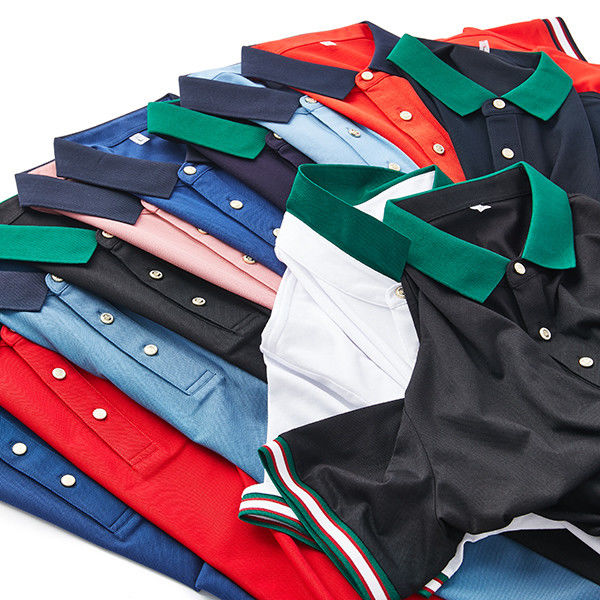 Mężczyzna Polo Short Sleeve Shirt z personalizowanym logo Casual Wyświetlony Fashion Polo