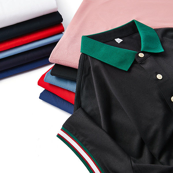 Mężczyzna Polo Short Sleeve Shirt z personalizowanym logo Casual Wyświetlony Fashion Polo