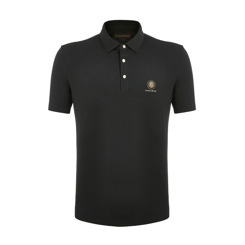 Logo na zamówienie Koszulki polo męskie Wielkość plus Oddychające krótkie rękawy 95% bawełny 5% Spandex
