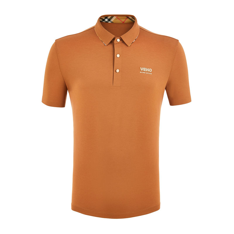 Metoda tkania T-shirt polo z dzianiną dla mężczyzn 100% bawełny logo dostosowane
