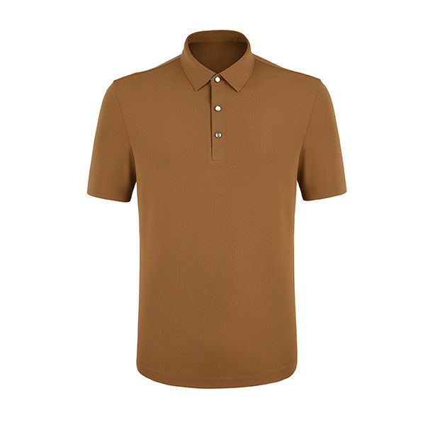 Koszulka polo męska z szybkim suszeniem anty-pilling Custom Logo bawełniany materiał bezszwowy design