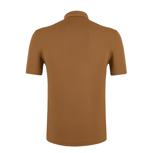 Koszulka polo męska z szybkim suszeniem anty-pilling Custom Logo bawełniany materiał bezszwowy design