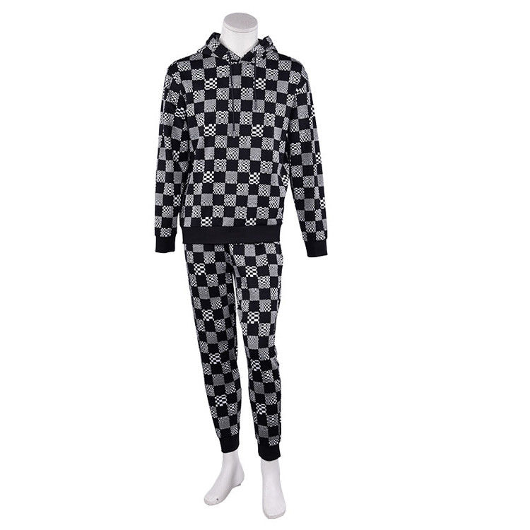 Vintage 100% Cotton Hoodie Set Wicking Pocie z Customized Logo Drukowanie