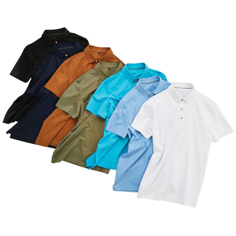 Lato Jesień Zwykłe Koszulki Polo Custom Z Logo Plain Polo męska koszulka z krótkim rękawem