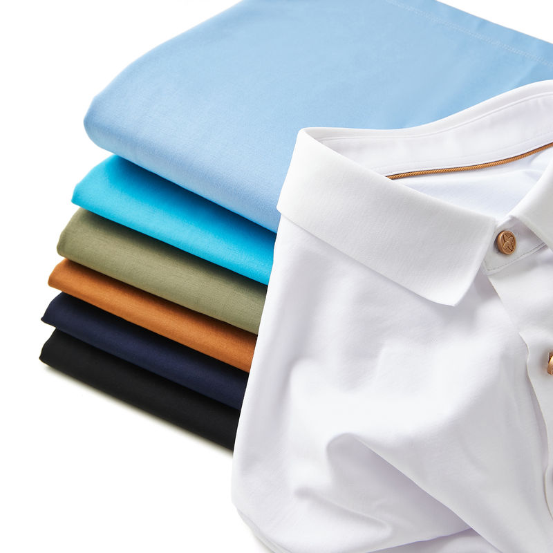 Personalizowany męski Polo Golf T-Shirt 170-210Gramy Logo 95% Bawełna 5%Spandex