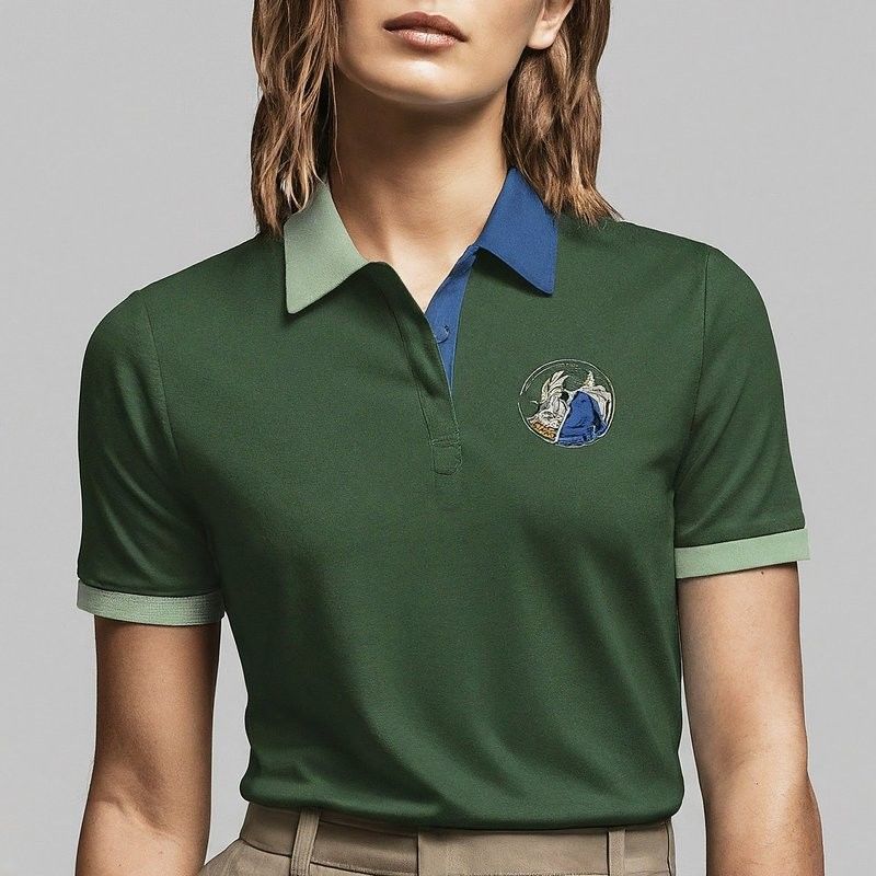 Casual Golf Women'S Polo Shirts Customized Multi Color z wyświetlanym logo