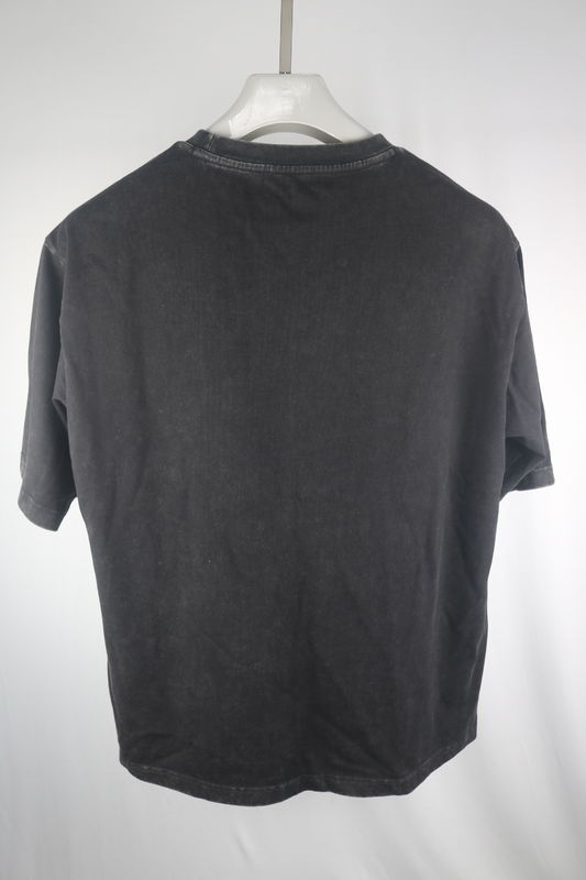 Mężczyźni Casual Acid Wash 100% bawełniane koszulki ciężkie 230 260gm Oversize Plain Blank