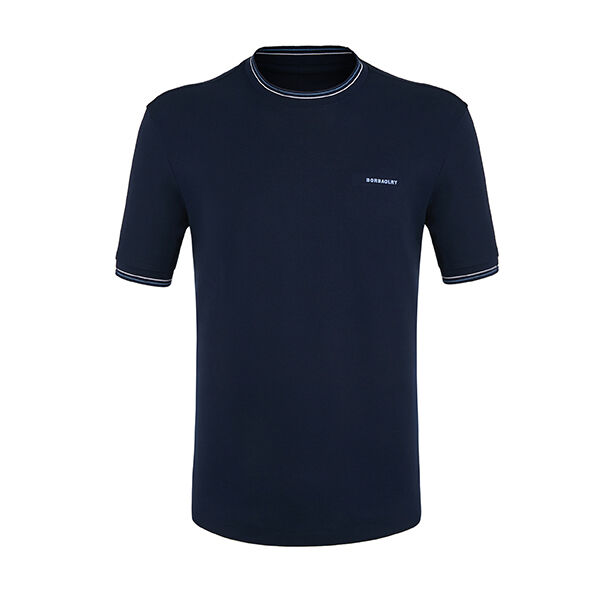 100% bawełniane koszulki 170-210 gramów, wysokiej jakości, z niestandardowym haftem, koszulka z okrągłym dekoltem i prążkowanym kołnierzem, w bloki kolorów