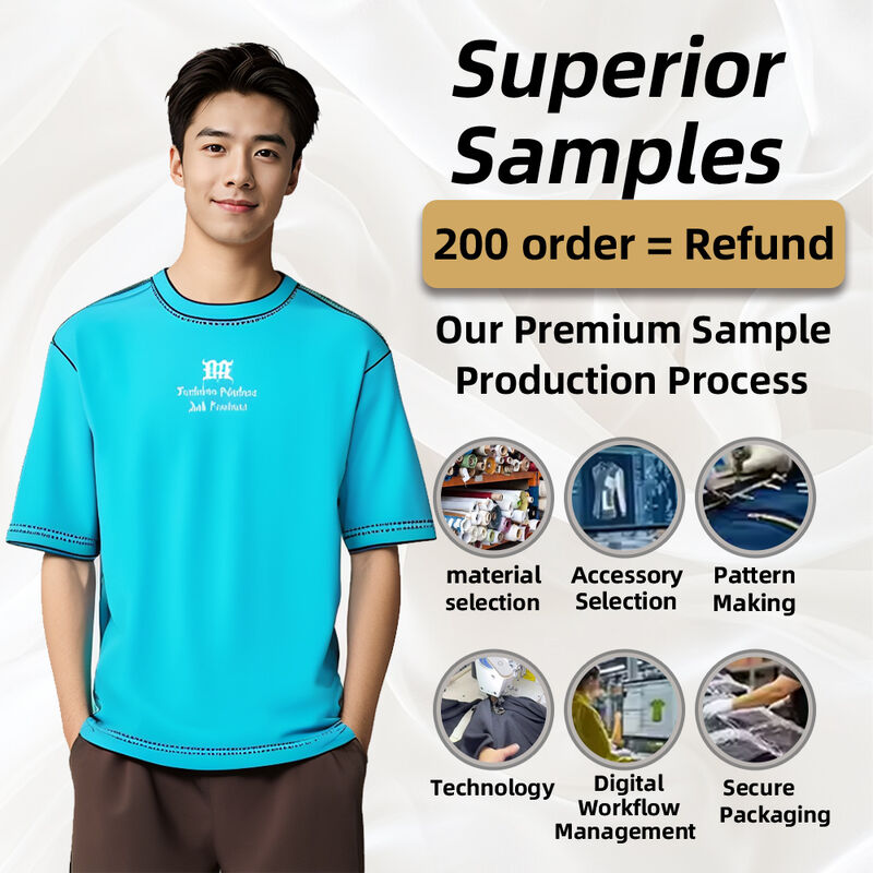 Profesjonalny Producent Najnowszy projekt Custom Plain Cotton Oversized Heavyweight T-shirt dla mężczyzn