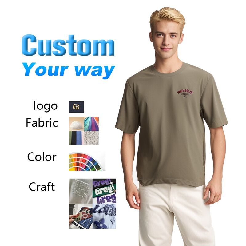 Najlepiej sprzedający się Unisex Custom Logo Printing Vintage Oversized Streetwear Short Sleeves Mens T-shirt