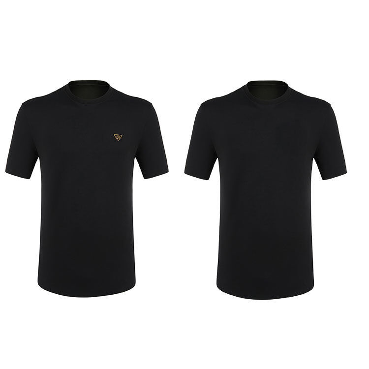 Logo koloru niestandardowego Biały wysokiej jakości bawełniany T-shirt 230 Gsm T-shirty dla mężczyzn Plain Blank Drop Emboss