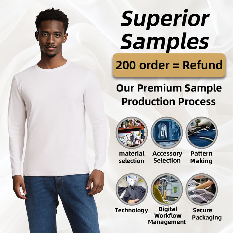 100% bawełny T-shirt z długimi rękawami, kapelusze z kapeluszem, ognioodporne spawanie FR