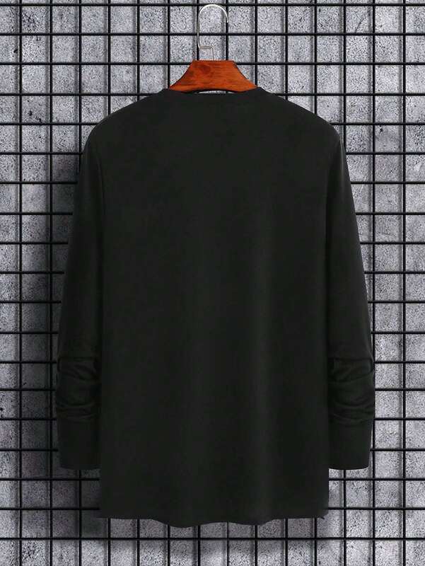 Męska koszulka z nadrukiem graficznym Miękka mieszanka Oddychający komfort Casualowe stroje Stylowy letni niezbędnik Relaksująca piżama T-shirt