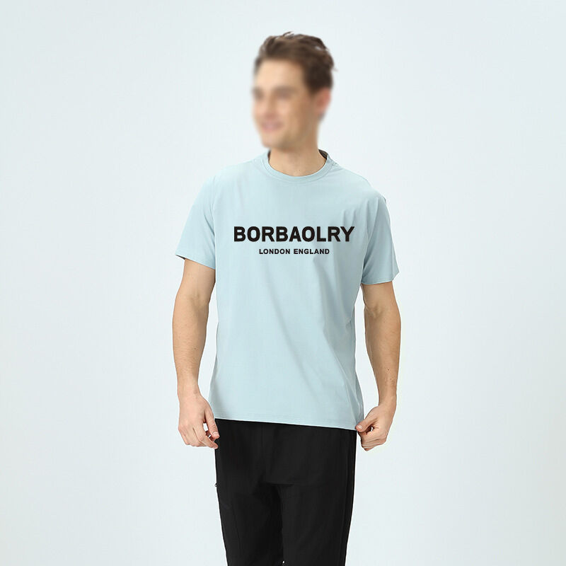 Najwyższej jakości męska koszulka oversize w stylu high street, elastyczna, z grafiką, crop top, niezbędnik letni