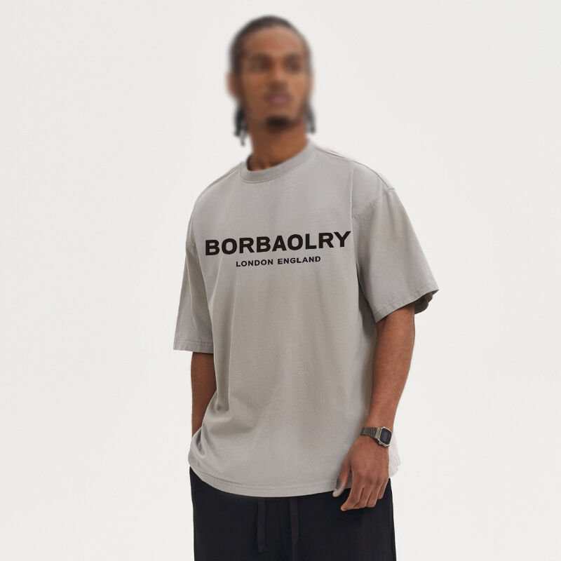 T-shirt męska luksusowej marki odzieżowej, designerska, outdoorowa, bawełniana, z nadrukiem, z okrągłym dekoltem, z krótkim rękawem, casualowa bluza