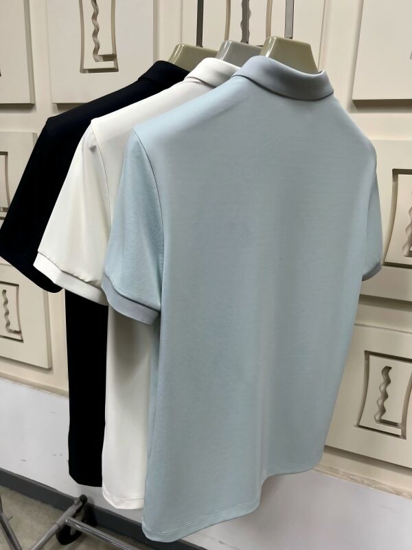 Klasyczne męskie koszulki polo. Krótkie rękawy, najwyższej jakości dla codziennego noszenia.