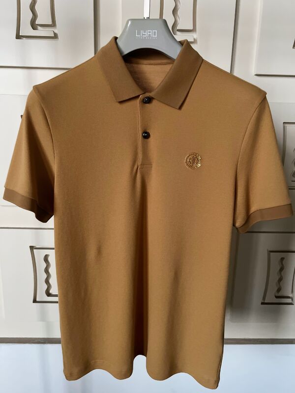 Męskie koszulki polo z wysokiej jakości bawełny z haftowanym logo lub nadrukiem maszynowym, casualowe koszulki polo marki City