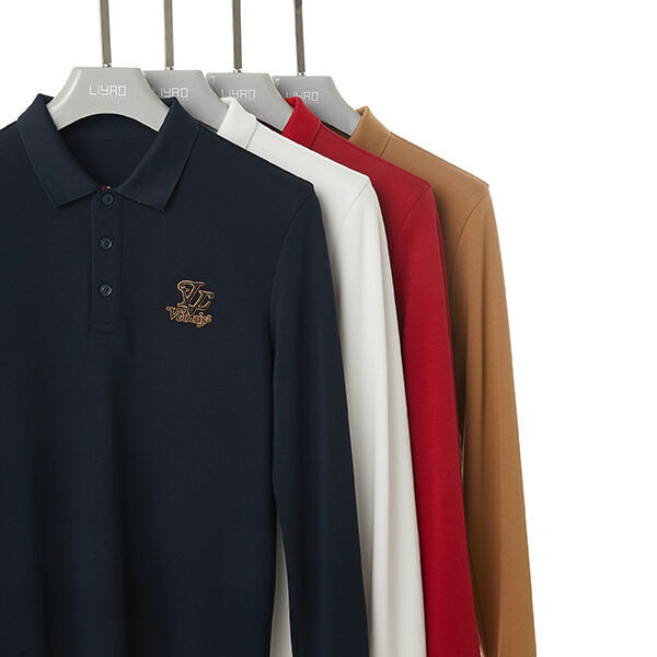 Wygodna koszulka z regularnym dopasowaniem, personalizowana koszulka z długim rękawem, personalizowana koszulka polo