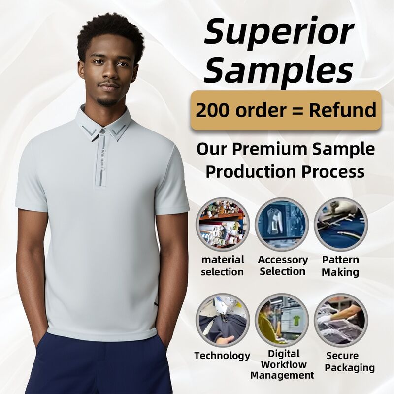 Niestandardowy logo bez szwu i szybko wysuszyć wysokiej jakości biały czarny koszulka polo dla mężczyzn
