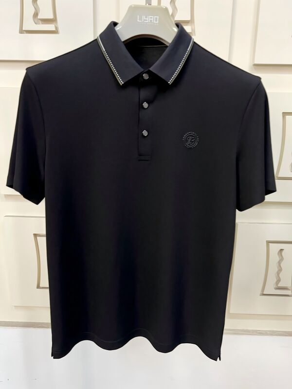 Modne wysokiej jakości koszulki polo z krótkim rękawem dla mężczyzn z nadrukiem logo, kolorowe, plus size, na wiosnę i lato