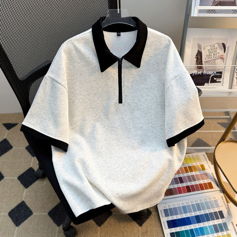 Wysokiej jakości, hurtowa odzież męska, koszulka z nadmiarem zamka, producent, koszulki z krótkimi rękawami, dla mężczyzn