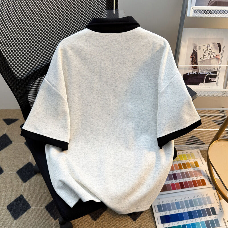 Wysokiej jakości, hurtowa odzież męska, koszulka z nadmiarem zamka, producent, koszulki z krótkimi rękawami, dla mężczyzn