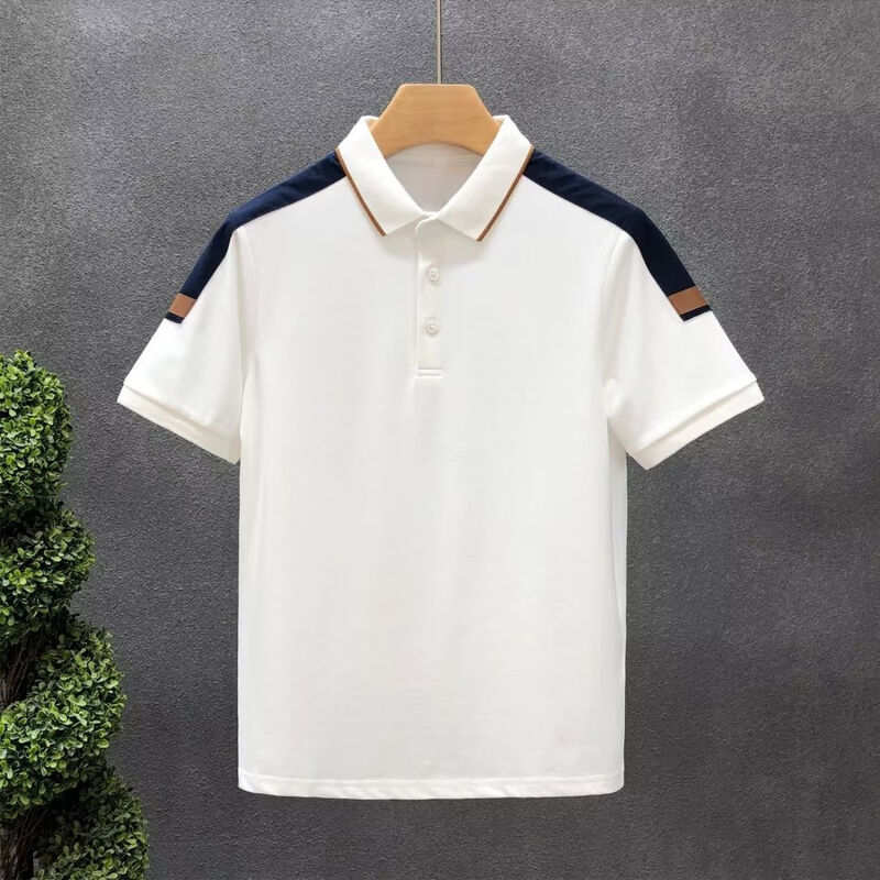 Niestandardowe kolorowe opaski męskie T-shirty osobiste Grupy haftowane męskie Logo Polo Logo Polo