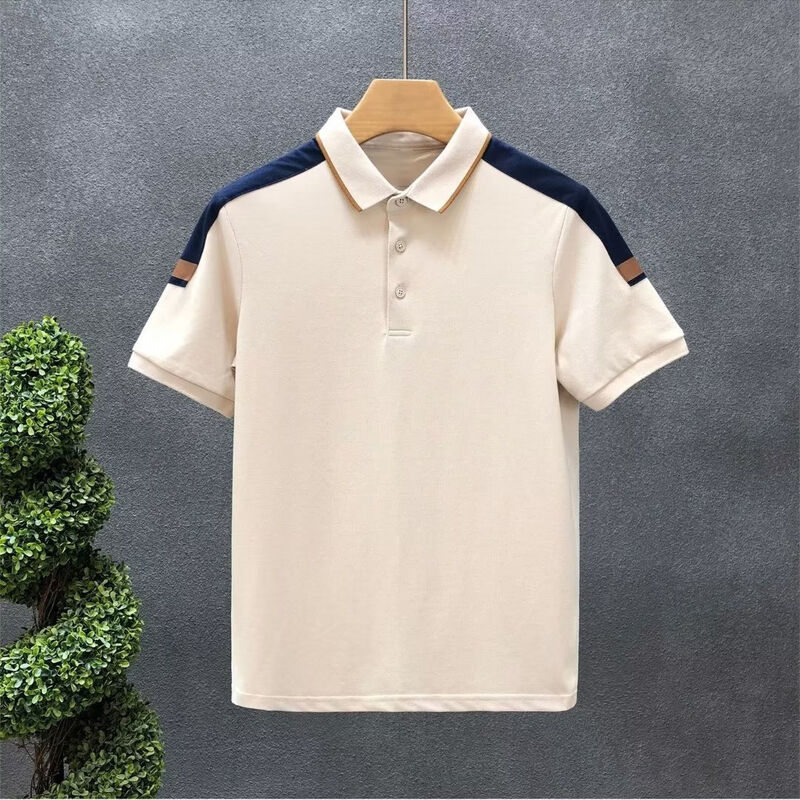 Niestandardowe kolorowe opaski męskie T-shirty osobiste Grupy haftowane męskie Logo Polo Logo Polo