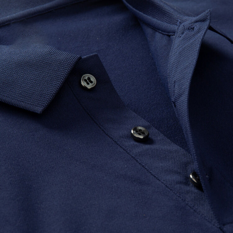 Personalizowana bawełniana koszulka polo męska, projekt uniformu biurowego, gładka koszulka polo, bawełniana koszulka polo o strukturze plastra miodu