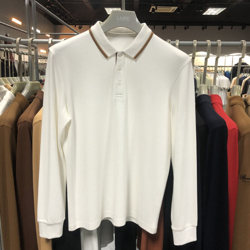 Koszula polo z długim rękawem Koszula polo z własnym logo Koszula polo z bawełny męska koszulka polo golfowa z długim rękawem Dry Fit