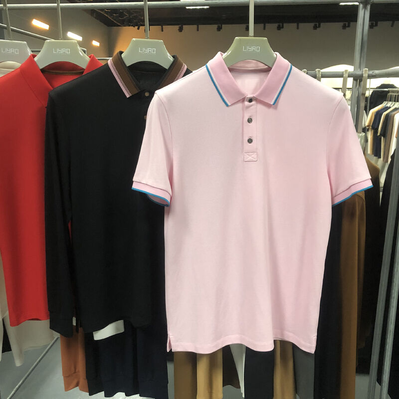 Koszula polo z długim rękawem Koszula polo z własnym logo Koszula polo z bawełny męska koszulka polo golfowa z długim rękawem Dry Fit